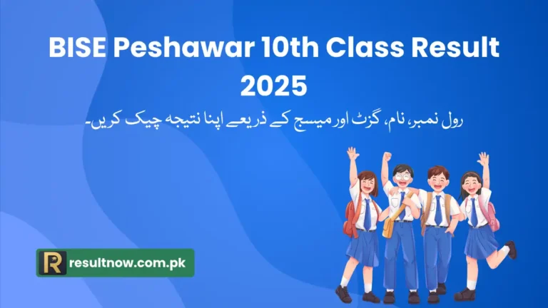 BISE Peshawar 10th Class Result 2025