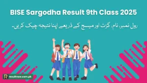 BISE Sargodha Result 9th Class 2025
