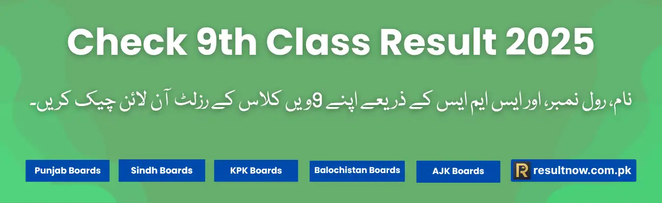 9th Class Result 2025 BISE Bannu