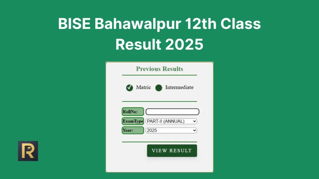 BISE Bahawalpur 12th Class Result 2025