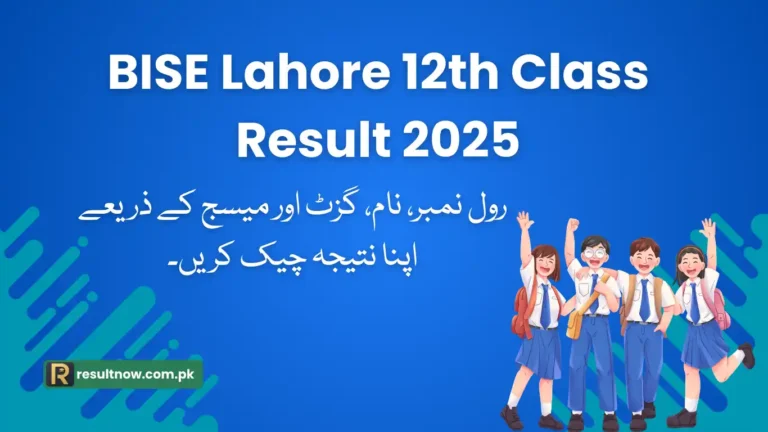 BISE Lahore 12th Class Result 2025